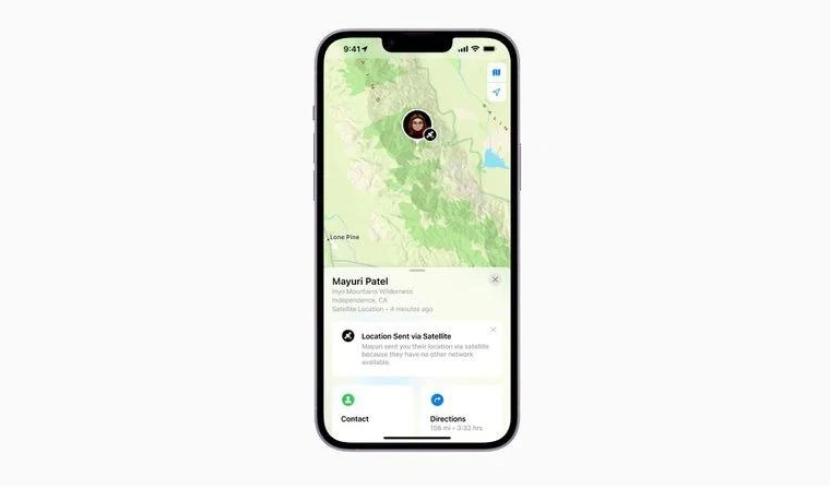 会同苹果14维修分享iPhone14系列中 FindMy功能通过卫星分享位置方法教程 